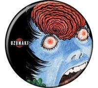 Ata-Boy Junji Ito Uzumaki Cover Azami Screaming 3 Inch Button