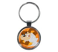 Ata-Boy Looney Tunes Tazmanian Devil 1.5" Fob Keychain for Keys, Backpack Pulls and More, Black, One Size