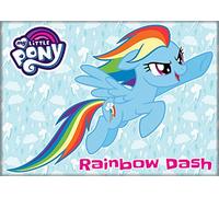 Ata-Boy My Little Pony Rainbow Dash 2.5" x 3.5" Magnet for Refrigerators and Lockers