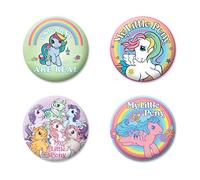 Ata-Boy My Little Pony Retro Set of Four 1.25" Collectible Pin-Back Buttons
