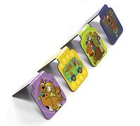 Ata-Boy Scooby Doo Bookmark Set (4) - Magnetic, Laminated Paperboard, Black