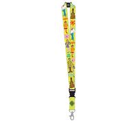 Ata-Boy Scooby Doo Lanyard Badge Holder, Munchies Run Lanyards for ID Badges - Scooby Doo Gifts & Merchandise, Multi, One Size