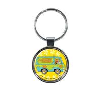 Ata-Boy Scooby Doo Mystery Machine 1.5" Fob Keychain for Keys, Backpack Pulls and More, Scooby-doo, One size