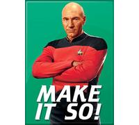 Ata-Boy Star Trek Next Generation Make it So Fridge Magnet and Locker, 2.5" x 3.5"