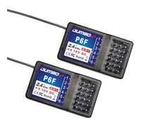 DUMBORC 2 Pcs P6F 6 Channels 2.4GHz RC Receiver for DUMBORC X4 X5 X6 RC Car Boat