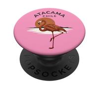 Atacama Chile Flamingo Retro Sunset PopSockets Adhesive PopGrip