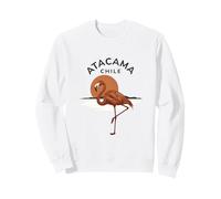 Atacama Chile Flamingo Retro Sunset Sweatshirt