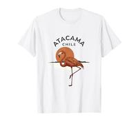 Atacama Chile Flamingo Retro Sunset T-Shirt