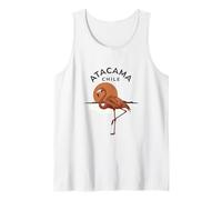 Atacama Chile Flamingo Retro Sunset Tank Top