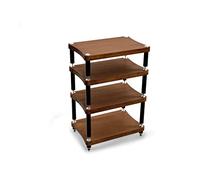 ATACAMA Evoque ECO 60/40 SE2 - Hi-Fi Stand (4 Shelf) (Dark Bamboo & Satin Black)