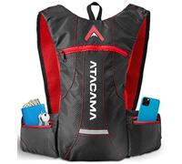 Atacama hydration backpack - running backpack with and without haydration bladder - running hydration vest - running backpack women - bike backpack with hydration pack - running vest (blue, red)