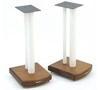 Atacama Moseco 10 Speaker Stands Dark Bamboo-White Pole