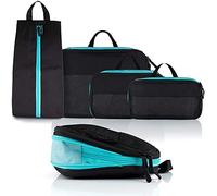 ATACAMA 4 Set Compression Packing Cubes for Travel Suitcases Cubes - Travel Packing Cubes for Backpack - Travel Bags Suitcase Organiser Bags - Travel Luggage Organiser Packing Cube Bags for Travel