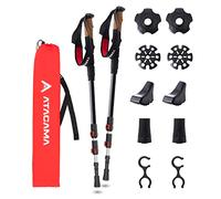 ATACAMA Walking Poles Women - Lightweight Aluminium Carbon Hiking Sticks Men Cork Handle - Adjustable Telescopic Hiking Poles - Folding Trekking Poles - Nordic Walking Poles Men - Hiking Accessories