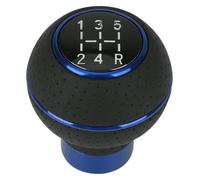 ATACDVDYEU 5 Speed Universal Car Gear Shift Knob M8 M10 M11 M12 for Manual Transmission Automatic Shift Lever Stick Handball Shifter Knobs Head(Blue)