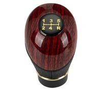 ATACDVDYEU 5 Speed Universal Car Gear Shift Knob Stick Lever Manual Gearbox Handle Carbon Fiber Cover Case Auto Interior Parts Shifter Knobs Head(Black)
