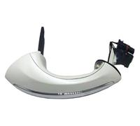 ATACDVDYEU Car Exterior Door Handle Cap Cover for B&MW 5 7 Series F01 F02 F06 F10 520d 520i 525d 528i 530d 530i Black Car Exterior Comfort Access Door Handle(White)