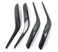 ATACDVDYEU Car Exterior Door Handle Cap Cover for B&MW X1 E84 2010-2016 4PCS Set Car Interior Door Left Right Pull Handle Outer Cover Trim(Carbon Fiber Set)
