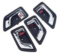 ATACDVDYEU Car Exterior Door Handle Cap Cover for Hyundai for Getz for Click TB 2002-2009 Black/Chrome Inside Interior Car Door Handles Left Right