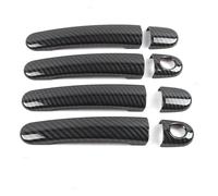 ATACDVDYEU Car Exterior Door Handle Cap Cover for Seat for Leon MK1 for Toledo 1999-2007 for Arosa 1997-2004 for Ibiza for Cordoba for Vario 2003-2007 Car Door Handle Covers Trim(Carbon Style B)