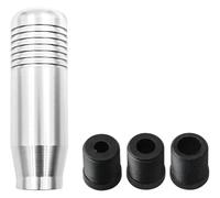 ATACDVDYEU Car Gear Stick Stylish Universal Aluminum Manual Transmission Gearstick Lever Shifter Knob 8.5CM Stick Shifter Handball Shifter Knobs Head(Silver)