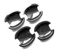 ATACDVDYEU Car Outer Door Handle Cover for A6 2012-2017 Dual-Hole Door Handle Cover Anti-Scratch Protector Sedan Accessories Compatible with(Small Door Bowl Carbon Fiber)