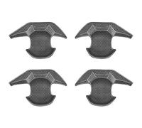 ATACDVDYEU Car Outer Door Handle Cover for Alphard 40 for Series 2024 Single Hole Door Handle Cup Pull Decorative Accessories Kit Protector Anti-Scratch(Blade Door Bowl Carbon Fiber)