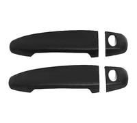 ATACDVDYEU Car Outer Door Handle Cover for Alphard H10 H20 2002-2015 Standard Version Single Hole Door Handle Bowl Anti-Scratch Accessories Car Guard Trim Protector(2 Doors Double Hole Matte Black)