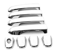 ATACDVDYEU Car Outer Door Handle Cover for Aqua P10 2012-2021 Single Hole Chrome Trim Door Handle Cover Decorative Anti-Scratch Protector(Electroplating)