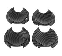 ATACDVDYEU Car Outer Door Handle Cover for Aurion for XV50 Single Hole Dual Smart Door Handle Anti-Scratch Protective Cover & Exterior Decorative Frame 2012-2015(Small Door Bowl Carbon Fiber)