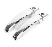 ATACDVDYEU Car Outer Door Handle Cover for Aveo 2012-2015 Dual Hole Door Handle Cover Anti-Scratch Protective Accessories Exterior Cup & Trim Modification Protector(2 Door Electroplating)