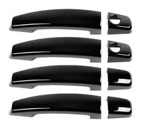 ATACDVDYEU Car Outer Door Handle Cover for Aveo 2012-2015 Dual Hole Door Handle Cover Anti-Scratch Protective Accessories Exterior Cup & Trim Modification Protector(Bright Black)