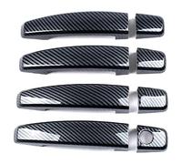 ATACDVDYEU Car Outer Door Handle Cover for Aveo 2012-2015 Single Hole Door Handle Cover Protective Accessories Exterior Cup & Trim Modification Protector Anti-Scratch(Carbon Fiber Pattern)