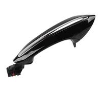 ATACDVDYEU Car Outer Door Handle Cover for B&MW for 5 7 Series F01 F02 F06 F10 520d 520i 525d 528i 530d 530i Door Handle Exterior Cover Car Comfort Access(Black Rear Left)