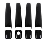 ATACDVDYEU Car Outer Door Handle Cover for C-Elysee for Triomphe C4 C5 C6 Single Hole Exterior Door Handle Cover Anti-Scratch Protector(Bright Black)