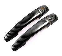 ATACDVDYEU Car Outer Door Handle Cover for C-Elysee for Triomphe C4 C5 C6 Single Hole Exterior Door Handle Cover Anti-Scratch Protector(2 Doors Carbon Fiber Pattern)