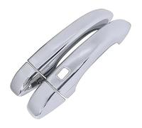 ATACDVDYEU Car Outer Door Handle Cover for Captur 2019-2024 No-Drill 1 Intelligent Door Handle Covers Anti-Scratch Cup Protector Accessories(2 Doors Electroplated)