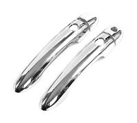 ATACDVDYEU Car Outer Door Handle Cover for Clio MK3 2005-2012 Single Hole Dual Smart Door Handle Decoration Bowl Anti Scratch Body Guard Upgrade Kit Protector Compatible with(2 Doors Electroplated)
