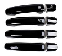ATACDVDYEU Car Outer Door Handle Cover for Colorado S10 RG MK2 2016-2022 Single Hole Dual Smart Door Handle Cover Accessories Protector Anti-Scratch(Bright Black)