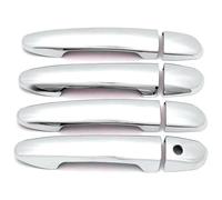 ATACDVDYEU Car Outer Door Handle Cover for Demio Mazda DE Left-Hand Drive Single Hole Door Handle Bowl Protective Film Trim Accessories Protector Anti-Scratch 2008-2014(Electroplating)