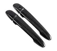 ATACDVDYEU Car Outer Door Handle Cover for Demio Mazda DE Left-Hand Drive Single Hole Door Handle Bowl Protective Film Trim Accessories Protector Anti-Scratch 2008-2014(2 Doors Carbon Fiber Pattern)