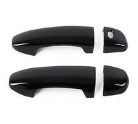 ATACDVDYEU Car Outer Door Handle Cover for Demio Mazda DE Left-Hand Drive Single Hole Door Handle Bowl Protective Film Trim Accessories Protector Anti-Scratch 2008-2014 (2 Doors Bright Black)