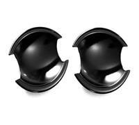 ATACDVDYEU Car Outer Door Handle Cover for Dualis J10 2007-2014 Single Hole Door Handle Cover Decorative Anti-Scratch Protector Accessories(2 Small Door Bowls Bright Black)