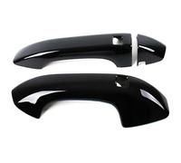 ATACDVDYEU Car Outer Door Handle Cover for Kia for K3 2019-2024 No Hole Dual Smart Exterior Door Handle Decoration Frame Anti-Scratch Body Protection Film Accessories Protector(2 Doors Bright Black)