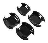 ATACDVDYEU Car Outer Door Handle Cover for Kia for K5 2010-2015 Single Hole Door Handle Cover Decorative Anti-Scratch Protector Accessories(Small Door Bowl Bright Black)
