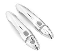 ATACDVDYEU Car Outer Door Handle Cover for Kia for KX3 2015-2019 Single Hole Dual Smart Car Door Handle Decorative Protector Cup Modification Kit Anti-Scratch(2 Doors Electroplated)