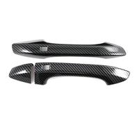 ATACDVDYEU Car Outer Door Handle Cover for Kia K5 2020-2022 Holeless Dual Smart Exterior Door Handle Cover Decorative Anti-Scratch Protector(2 Doors Carbon Fiber Pattern)