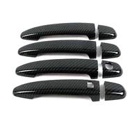 ATACDVDYEU Car Outer Door Handle Cover for L&EXUS for GX470 J120 2002-2009 Single Hole 1-Smart Door Handle Cover Bowl Protector Anti-Scratch Compatible with(Carbon Fiber Pattern)