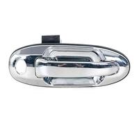 ATACDVDYEU Car Outer Door Handle Cover for L&EXUS for LX470 for Toyotaes for Land for Cruiser LC100 1998-2007 Door Outer Handle Knob Car Accessories Exterior Cover(Silver Rear Right)