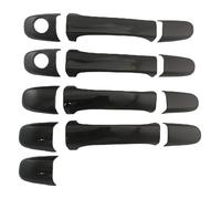ATACDVDYEU Car Outer Door Handle Cover for L&EXUS IS200 IS300 1998-2005 Single Hole Door Handle Cup Pull Anti-Scratch Upgrade Protector Compatible with(Bright Black)